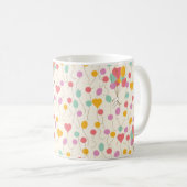 Snoopy Bunches of Balloons Pattern Kaffeetasse (VorderseiteRechts)