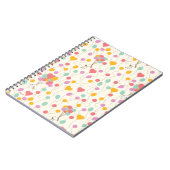 Snoopy Bunches of Balloons Pattern Notizblock (Linke Seite)