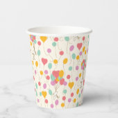 Snoopy Bunches of Balloons Pattern Pappbecher (Rückseite)