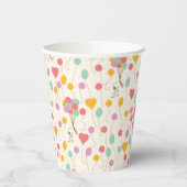 Snoopy Bunches of Balloons Pattern Pappbecher (Links)