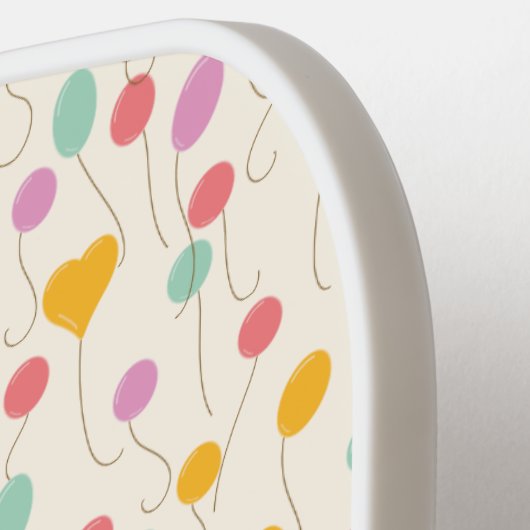 Snoopy Bunches of Balloons Pattern Pickleball Schläger (Linke Seite)