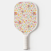 Snoopy Bunches of Balloons Pattern Pickleball Schläger (Vorderseite)