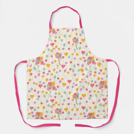 Snoopy Bunches of Balloons Pattern Schürze (Vorderseite)