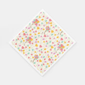 Snoopy Bunches of Balloons Pattern Serviette (Ecke)