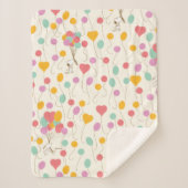 Snoopy Bunches of Balloons Pattern Sherpadecke (Vorderseite)