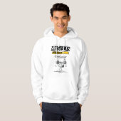 Snoopy Cartoon Lifting Weights Hoodie (Vorne ganz)