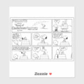 Snoopy & Charlie Brown | English Muffin Aufkleber (Blatt)
