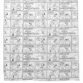 Snoopy & Charlie Brown | English Muffin Duschvorhang (Vorderseite)