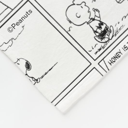 Snoopy & Charlie Brown | English Muffin Fleecedecke (Ecke)