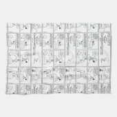 Snoopy & Charlie Brown | English Muffin Geschirrtuch (Horizontal)