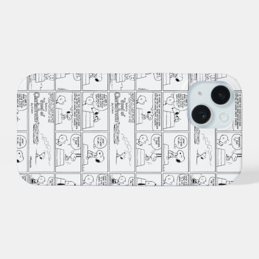 Snoopy & Charlie Brown | English Muffin iPhone 15 Hülle (Rückseite (Horizontal))