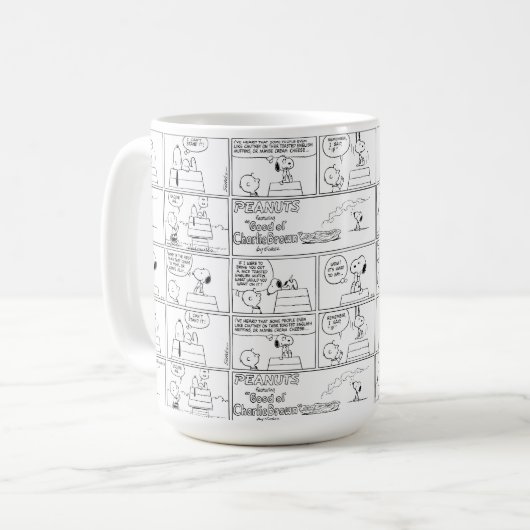 Snoopy & Charlie Brown | English Muffin Kaffeetasse (Vorderseite Links)