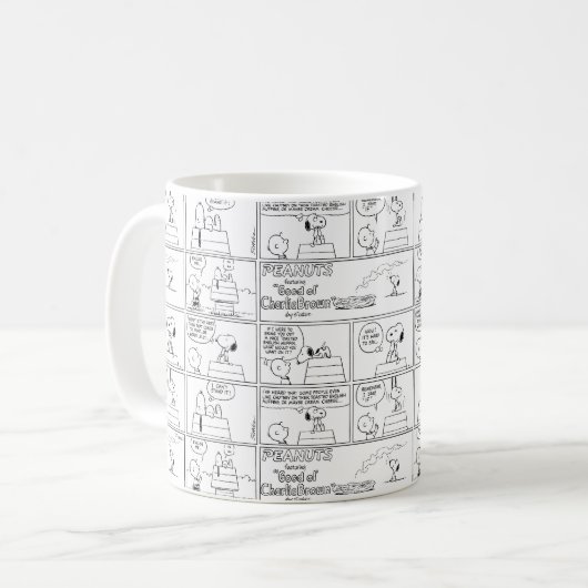 Snoopy & Charlie Brown | English Muffin Kaffeetasse (Vorderseite Links)