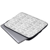 Snoopy & Charlie Brown | English Muffin Laptopschutzhülle (Vorne Knopf)