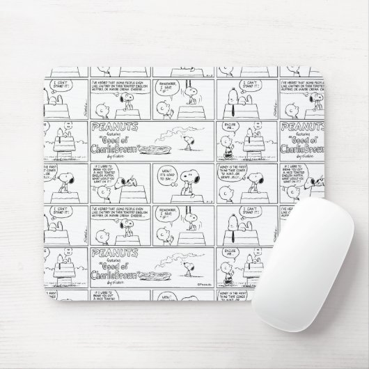Snoopy & Charlie Brown | English Muffin Mousepad (Mit Mouse)