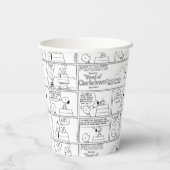 Snoopy & Charlie Brown | English Muffin Pappbecher (Rückseite)