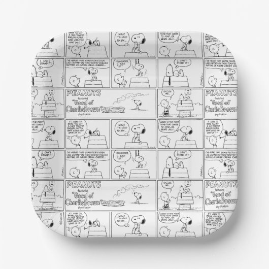 Snoopy & Charlie Brown | English Muffin Pappteller (Vorderseite)