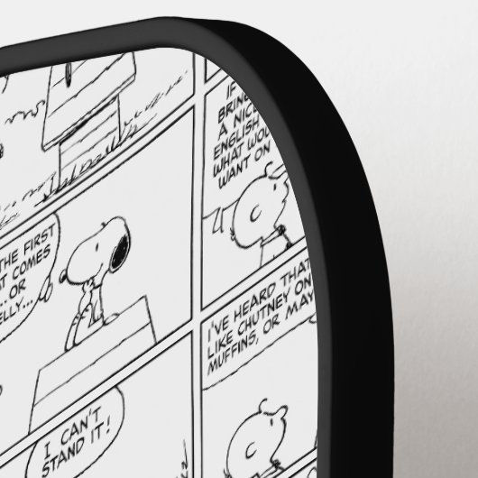 Snoopy & Charlie Brown | English Muffin Pickleball Schläger (Linke Seite)