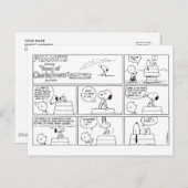Snoopy & Charlie Brown | English Muffin Postkarte (Vorne/Hinten)