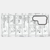 Snoopy & Charlie Brown | English Muffin Samsung Galaxy Hülle (Rückseite (Horizontal))