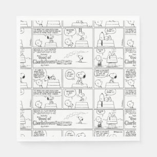 Snoopy & Charlie Brown   English Muffin Serviette