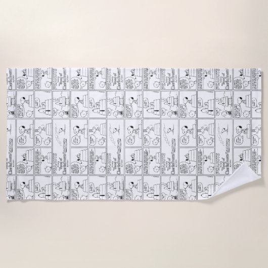 Snoopy & Charlie Brown | English Muffin Strandtuch (Vorderseite)