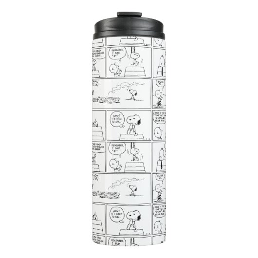 Snoopy & Charlie Brown | English Muffin Thermosbecher (Vorderseite)