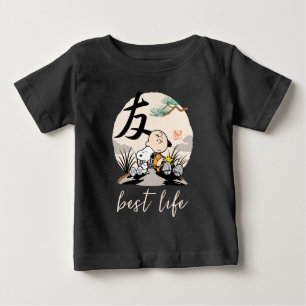 Snoopy, Charlie Brown und Woodstock - Freund Baby T-shirt