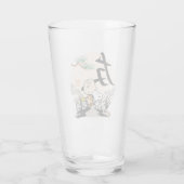 Snoopy, Charlie Brown und Woodstock - Freund Glas (Rückseite)