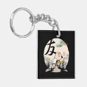 Snoopy, Charlie Brown und Woodstock - Freund Schlüsselanhänger (Vorderseite links)