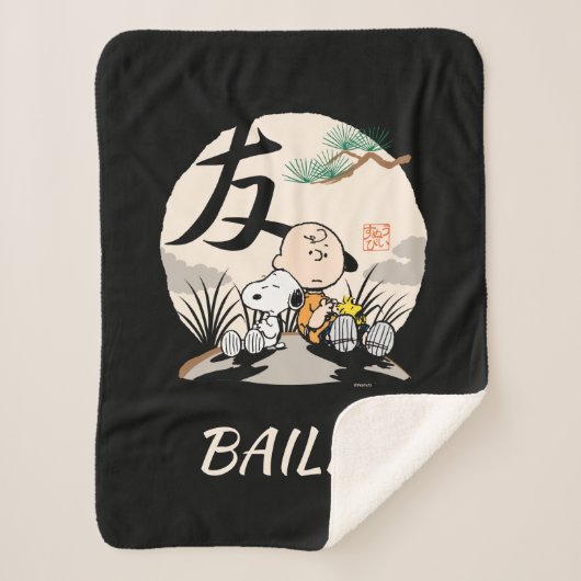 Snoopy, Charlie Brown und Woodstock - Freund Sherpadecke (Vorderseite)