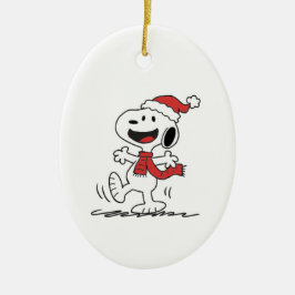 Snoopy Christmas  Keramik Ornament