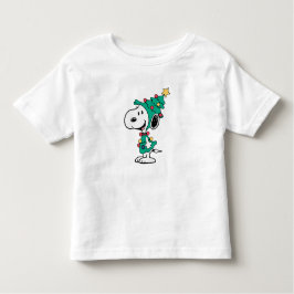 snoopy christmas trees kleinkind t-shirt