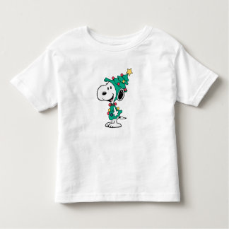 snoopy christmas trees kleinkind t-shirt