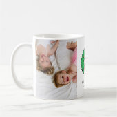 Snoopy Christmas Wreath | Bestes Vater Foto Kaffeetasse (Links)