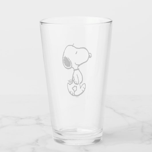 Snoopy Classic Comic Glas (Rückseite)