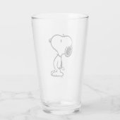 Snoopy Classic Comic Glas (Rückseite)