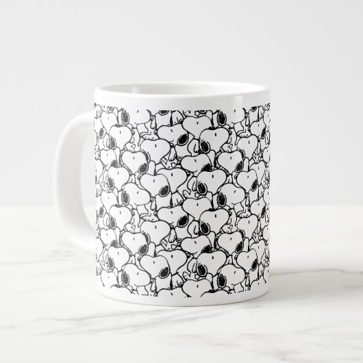 Snoopy Classic Comic Muster Jumbo-Tasse (Vorderseite Links)