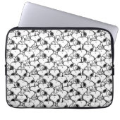 Snoopy Classic Comic Muster Laptopschutzhülle (Vorderseite)