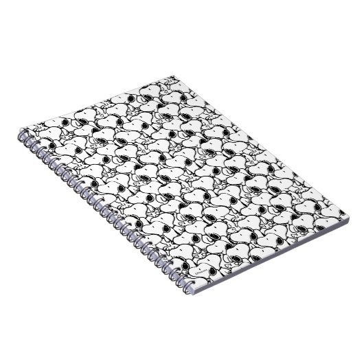 Snoopy Classic Comic Muster Notizblock (Rechte Seite)