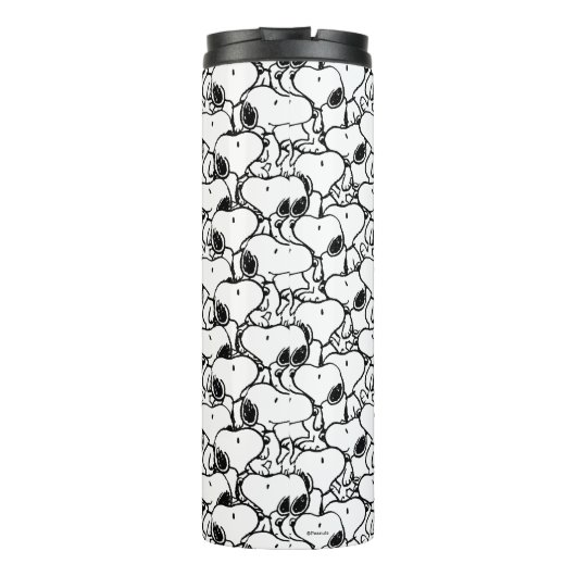 Snoopy Classic Comic Muster Thermosbecher (Rückseite)