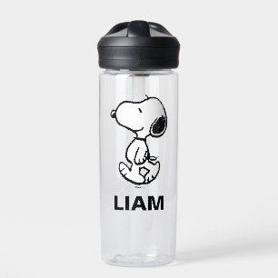 Snoopy Classic Comic Name hinzufügen Trinkflasche