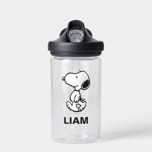 Snoopy Classic Comic | Name hinzufügen Trinkflasche (Vorne)