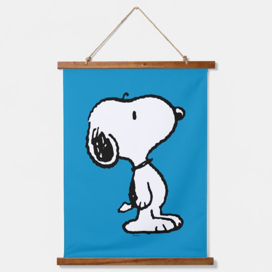 Snoopy Classic Comic Wandteppich Mit Holzrahmen (Vorderseite)