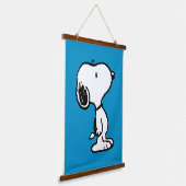 Snoopy Classic Comic Wandteppich Mit Holzrahmen (Gewinkelt)