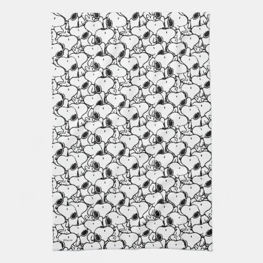 Snoopy Classic Comics Pattern Geschirrtuch (Vertikal)