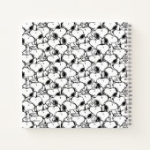 Snoopy Classic Comics Pattern Notizblock (Rückseite)