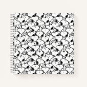 Snoopy Classic Comics Pattern Notizblock (Vorderseite)