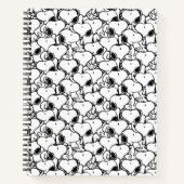 Snoopy Classic Comics Pattern Notizblock (Vorderseite)