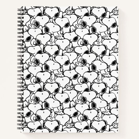 Snoopy Classic Comics Pattern Notizblock (Vorderseite)